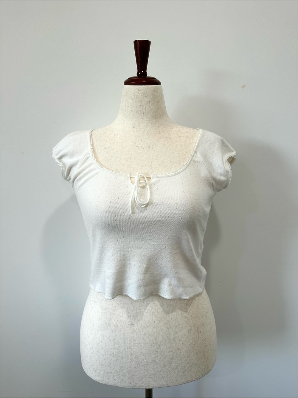 Brandy Melville Noa Eyelet Top